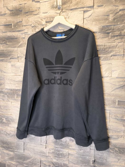 Bluza Adidas Szara Duże Logo 36