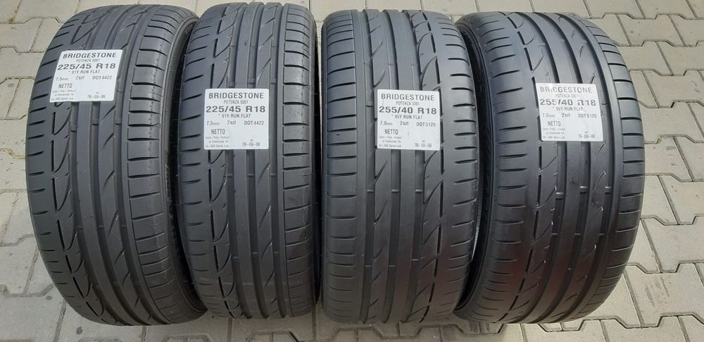 Opony Bridgestone 225/45 255/40 R18 RUN FLAT
