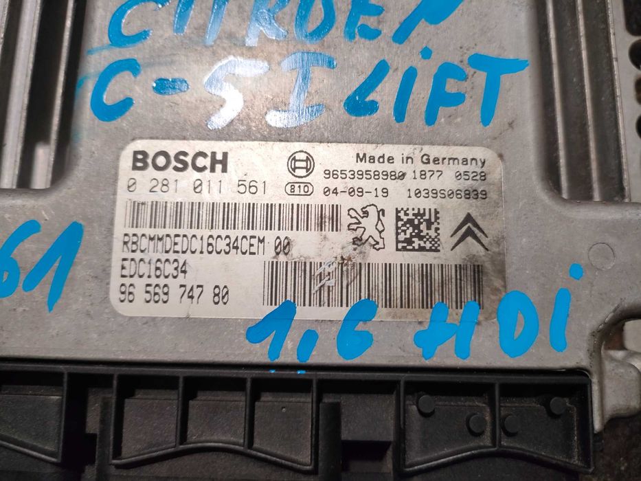 Citroen C-5 I LIFT 1,6 HDI zestaw startowy