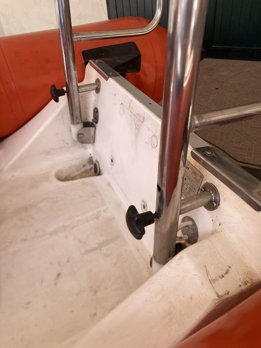 Arco de luzes reforçado rebativel p/barco aço inox
