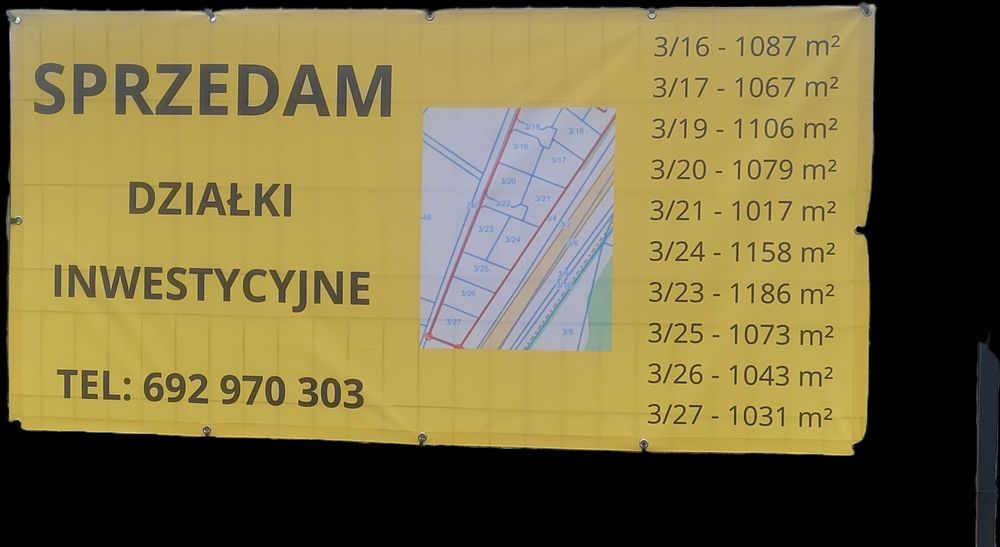 Działka inwestycyjna 3/16