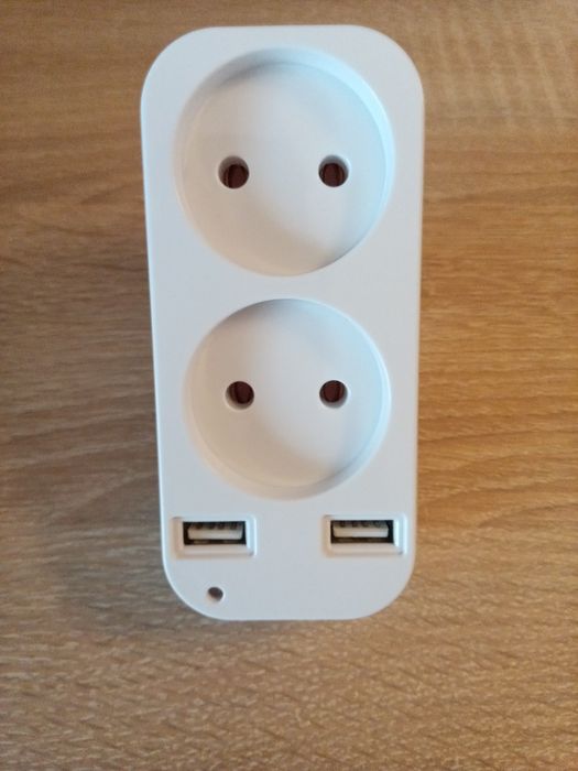 Розетка двійник з USB