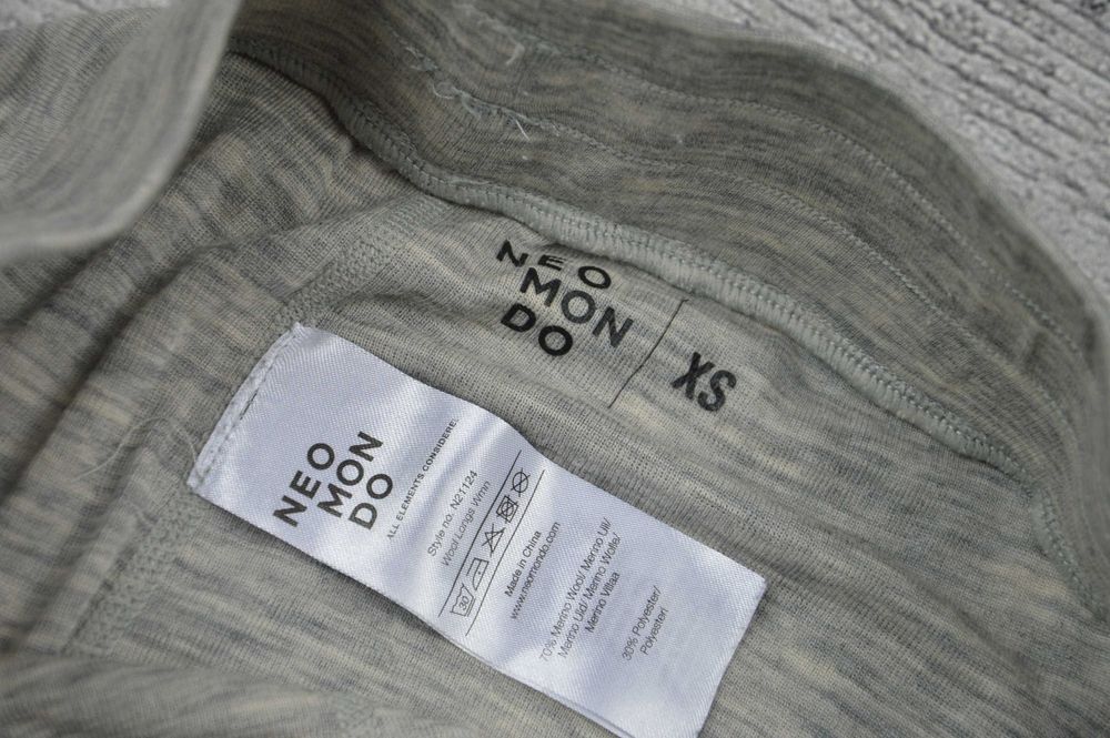 Neomondo damskie getry termiczne 100% wełna merino - XS