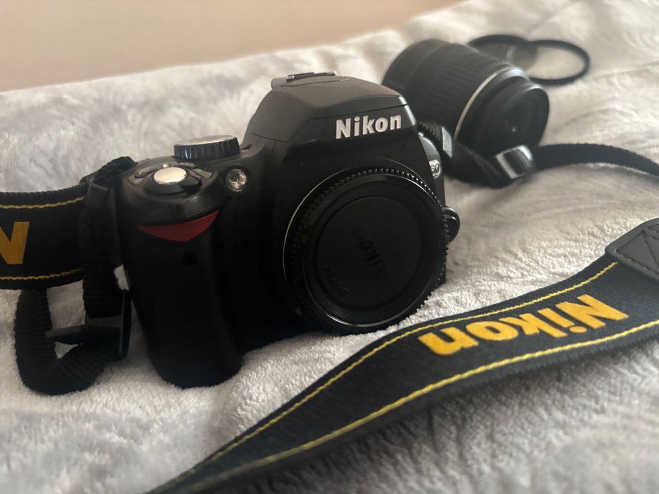 câmera digital nikon dx swm ed aspherical Com 2 objetivas + 2 lentes + saco transporte + Cartão memória