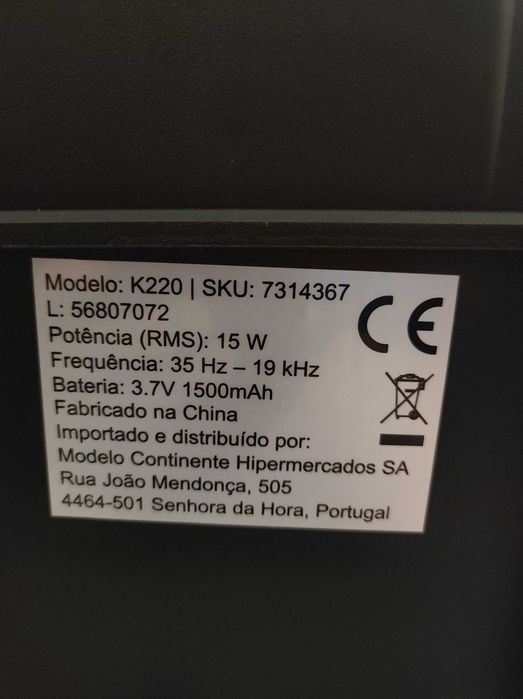 Coluna de Som sem fios WI-FI