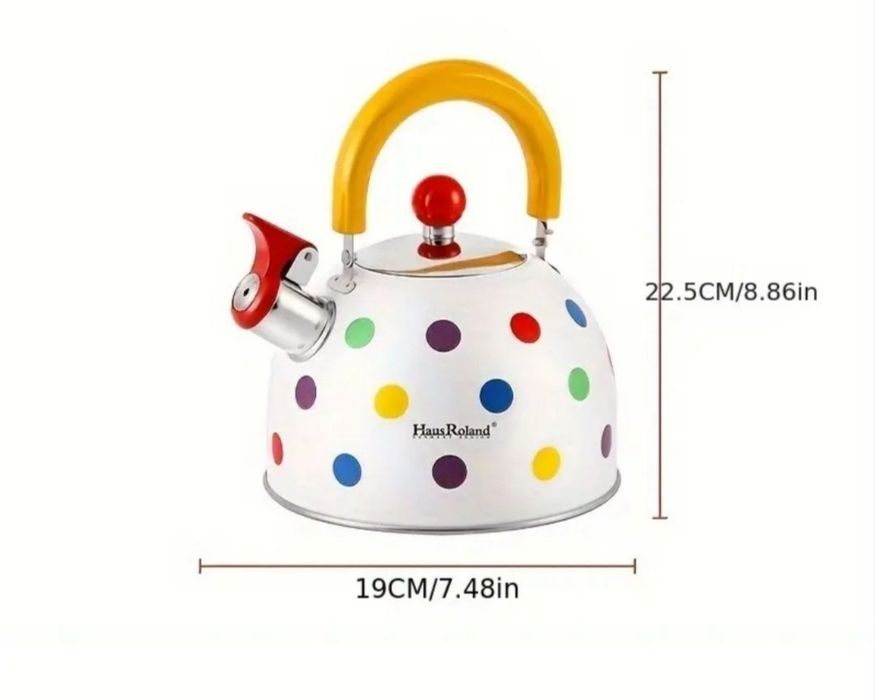 Чайник зі свистком Haus Roland 3L; і 2,5L.