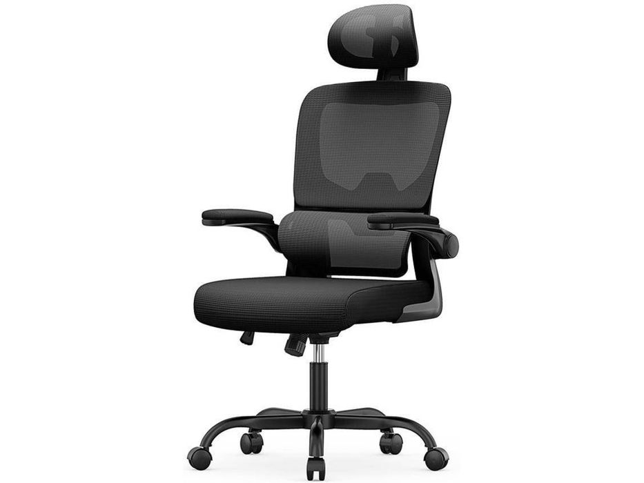 Cadeira Escritório Ergonómica NASPALURO Preta