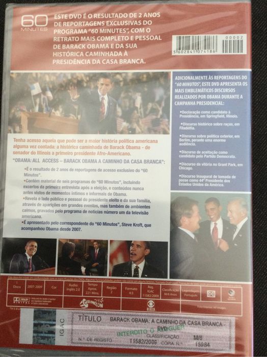 DVD “Barack Obama - A caminho da Casa Branca”