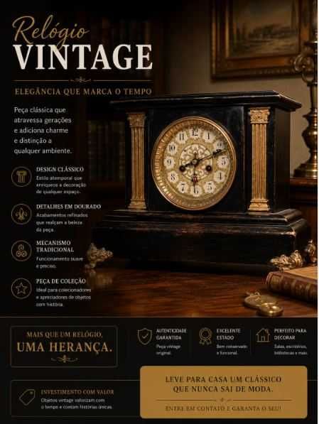 Antigo relogio ingles com mais de 100 anos a funcionar