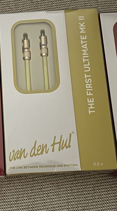 Van den hul the the first ultimate mk3 nowy oryginał rachunek