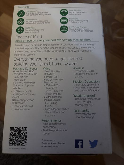 5 cameras Netgear Arlo Pro