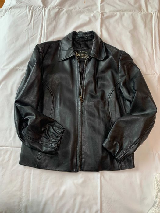 Casaco de couro preto - Vipele