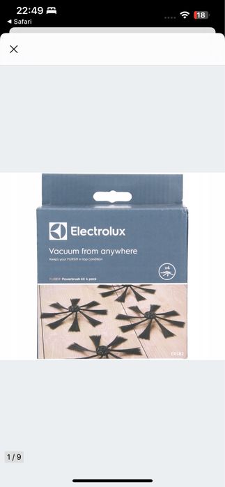 4 x Szczotki boczne do Electrolux pure  F9 i9 oryginalne ERSB2