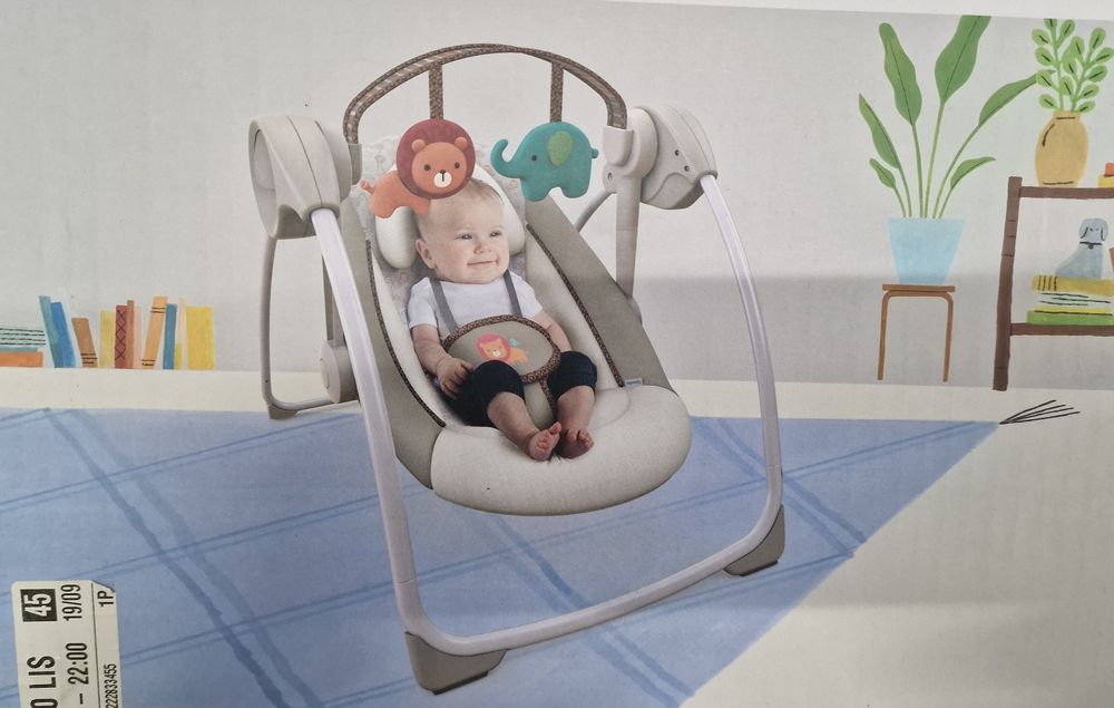 Baloiço bebê 
Usado poucas vezes,