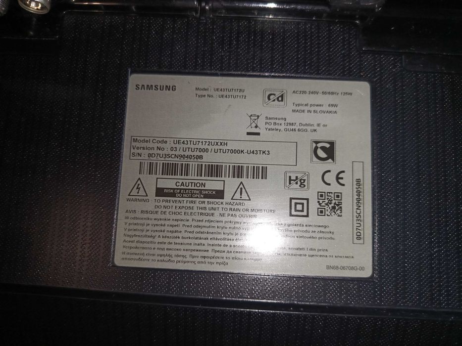 Samsung ue43tu7172 43 cale 4K