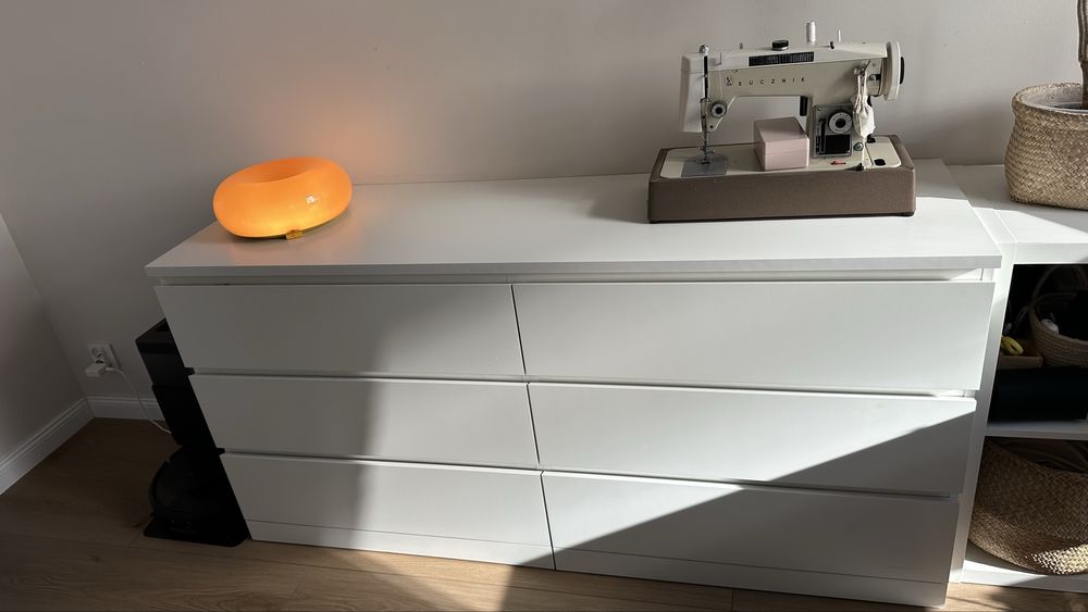 Komoda malm 6 szuflad jak nowa