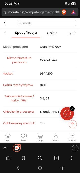 Sprzedam komputer z monitorem