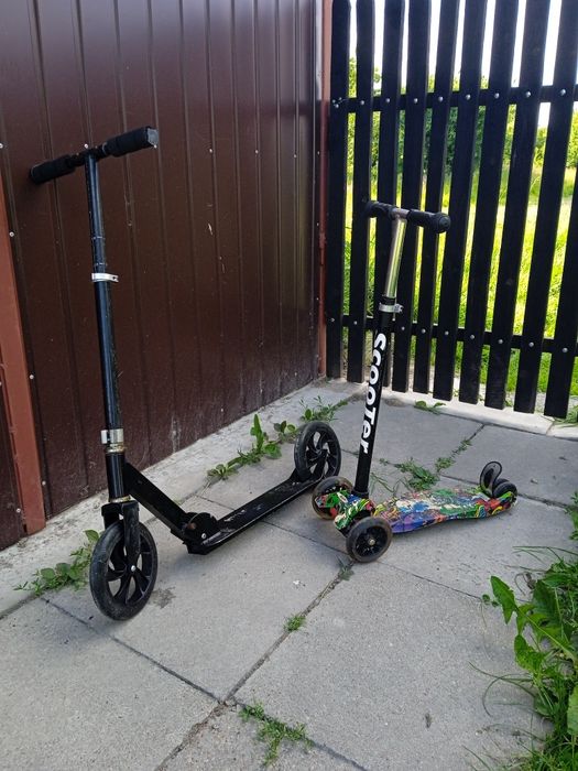 Hulajnog plastikowa i metalowa