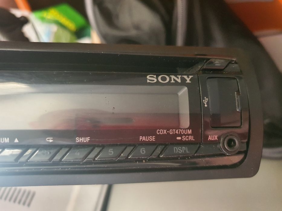 Radio do samochodu Sony CDX-GT470UM CD AUX USB kompletne super stan 4x52wat