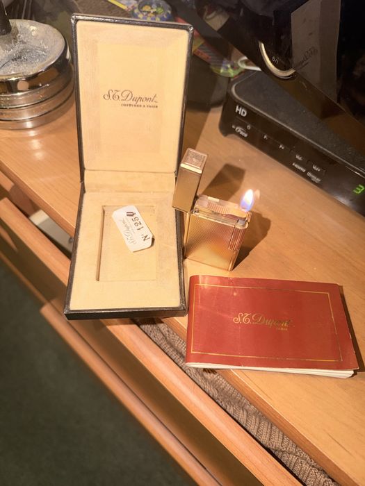 Dupond vintage dourado