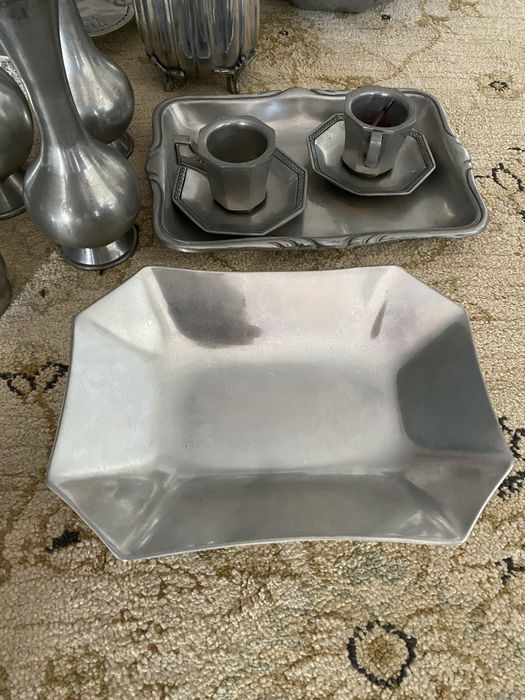 Pratos, Jarras e caixa de Estanho437558015112652801