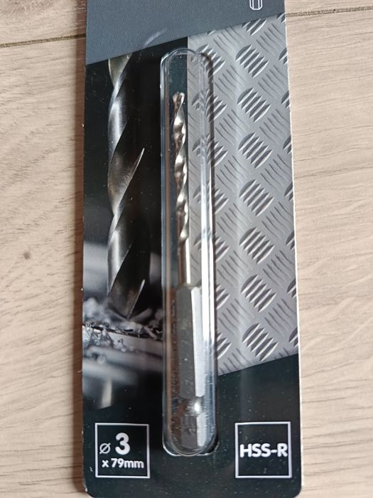 Wiertło do metalu ø3