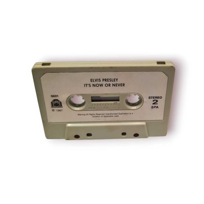 Cassete Vintage –Elvis Presley “It’s Now or Never” |SPA/Movieplay 1987