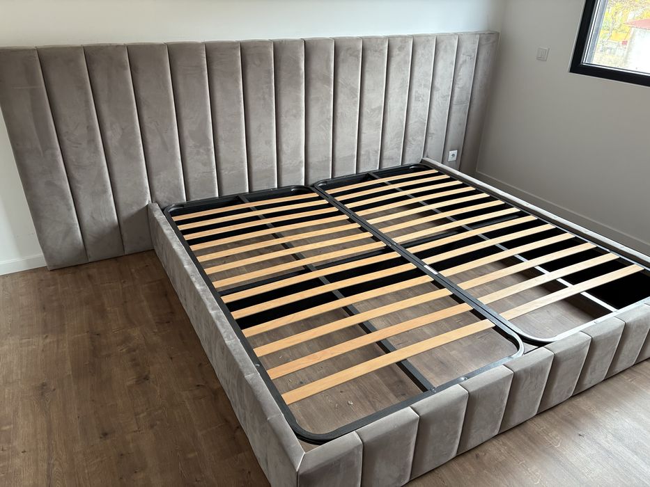 Cama casal king size completa