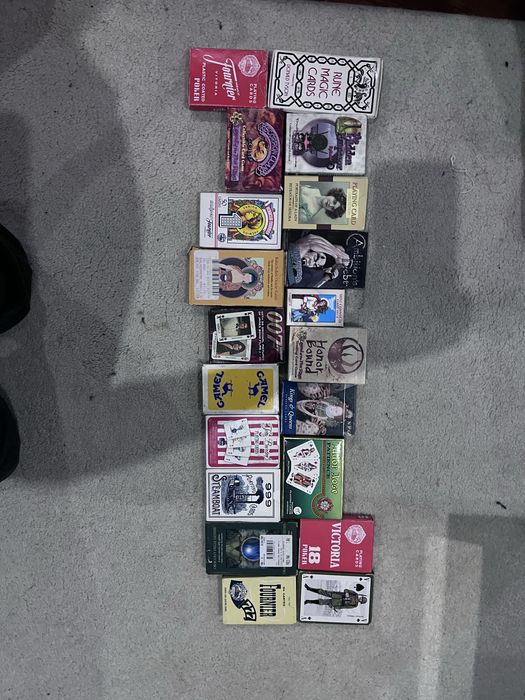 Cartas baralhos poker diversos