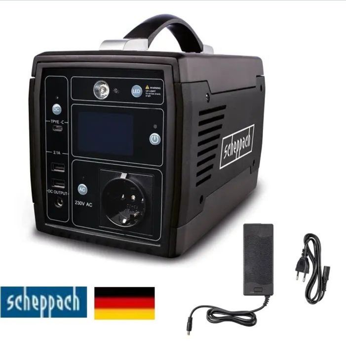 В НАЛИЧИИ электростанция 307Вт портативная Scheppach BLBSG300 307 Втч