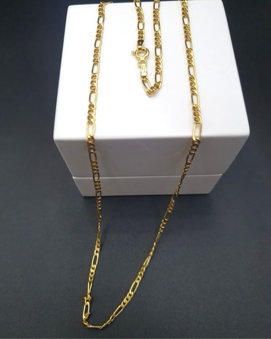 Złoty Łańcuszek splot Figaro