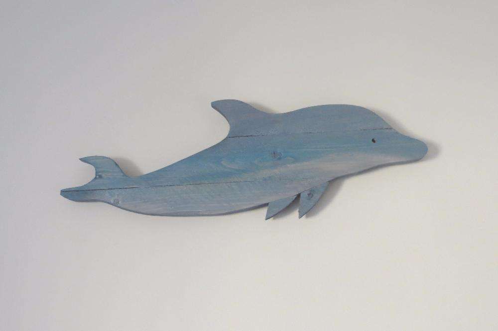 Golfinho em madeira para parede