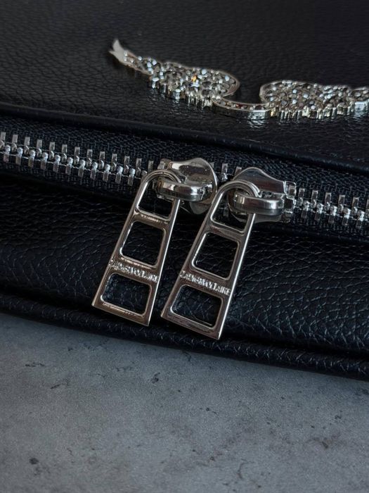 Сумка клатч Zadig & Voltaire France/ Шкіряна сумка crossbody/ Кросбоді