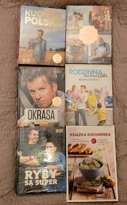 Nowe Książki kucharskie Lidl Cukiernia Pascal Okrasa Ryby Polska +