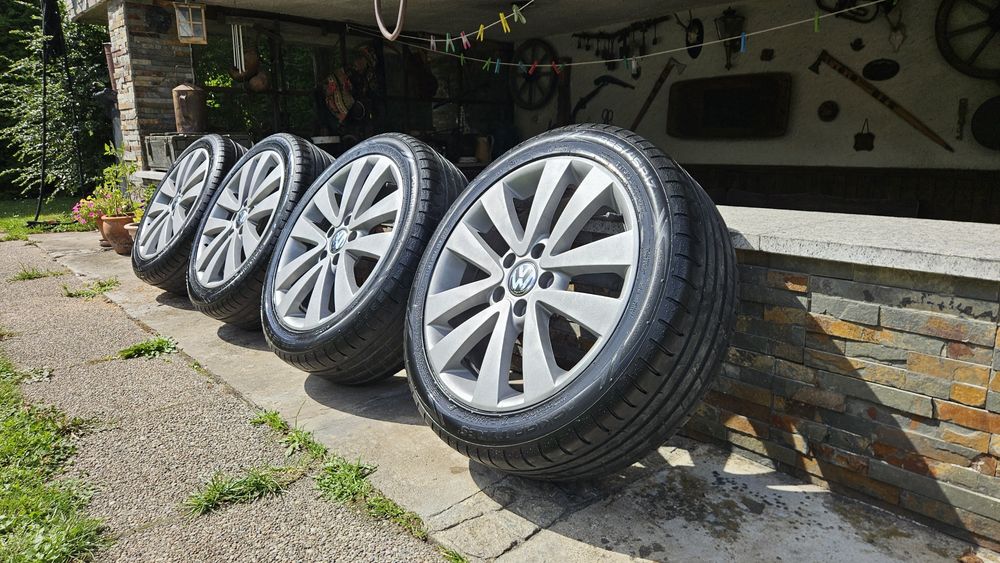 Koła Alufelgi Ronal VW Golf GTD GTi RS 5x112  225/45R17 Oryginalne Nokia