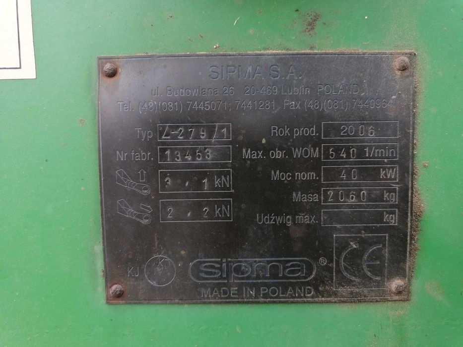Prasa Sipma Classic Z-279/1