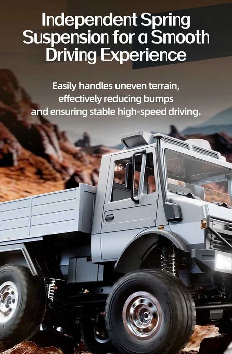 Машинка на радіокеруванні JJRC C8823 Mercedes Unimog 6x6