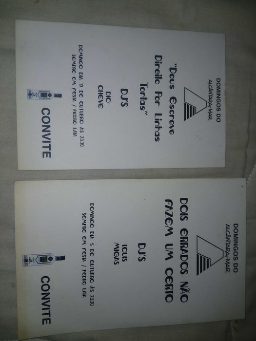 Convite Flyer Alcântara-Mar 90's