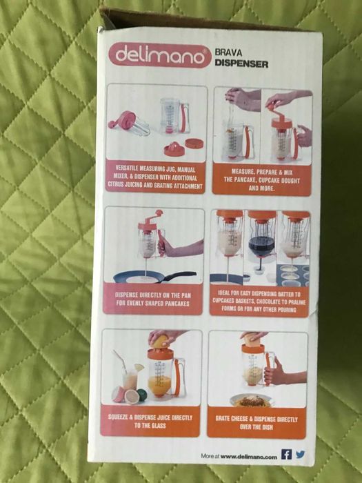 Ручний міксер - блендер - діспесер Delimano Brava Dispencer , 3 в 1 .