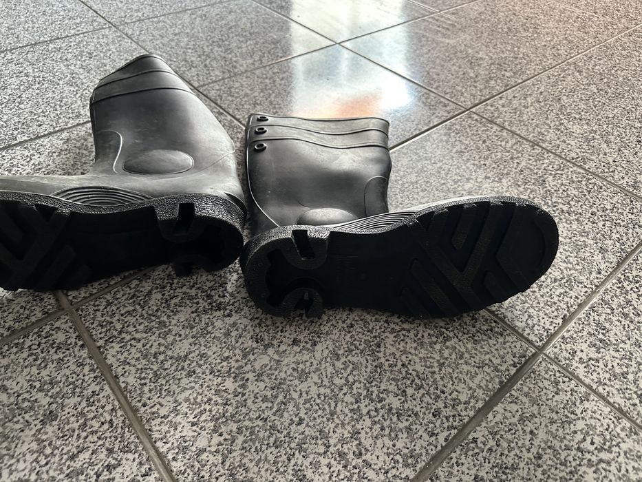 Galochas Dunlop N.o 45 biqueira de aço EPI