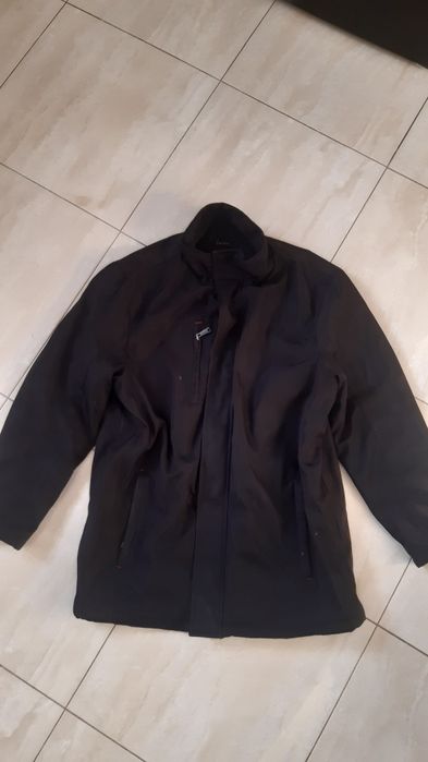 Kurtka parka płaszczyk męski 48/50 czarny