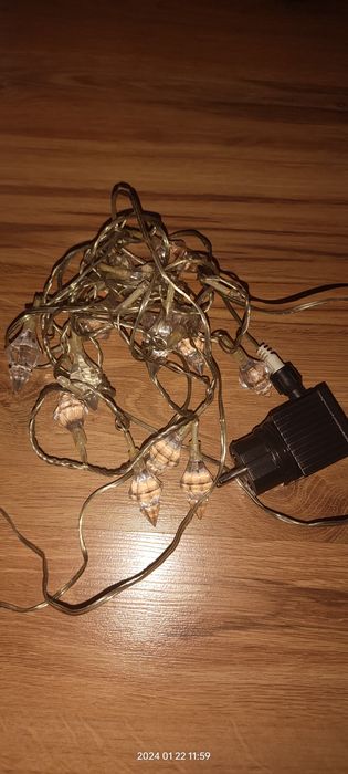 Lampki kryształowe led jak nowe, tylko 1,2W