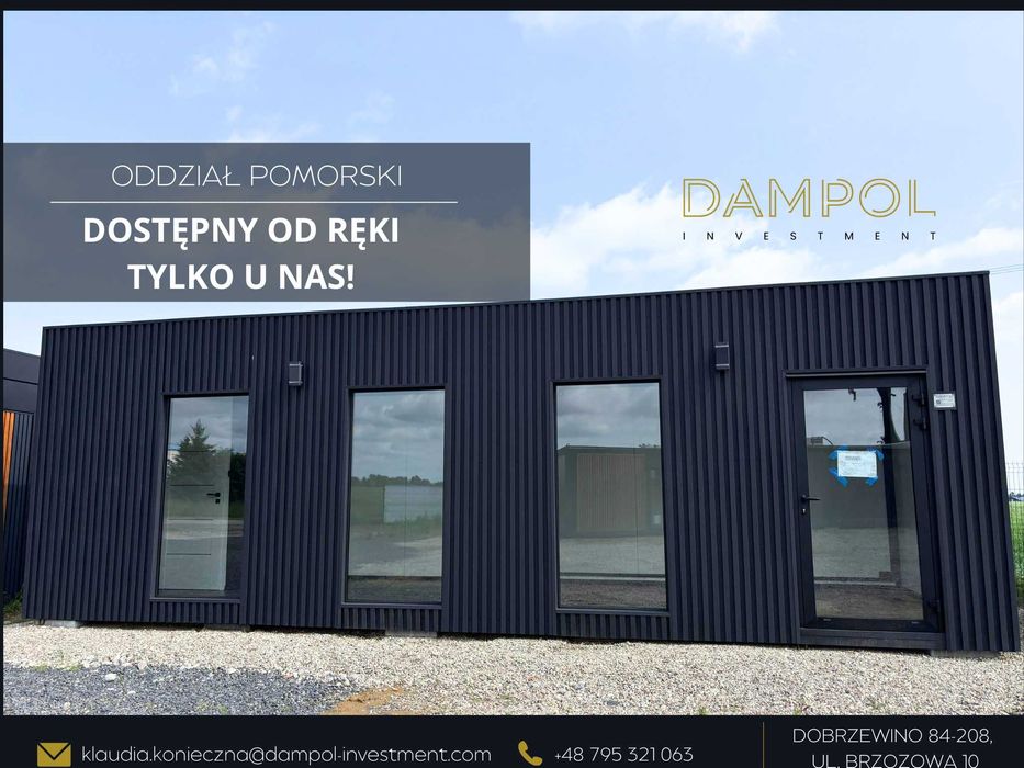 pawilon biurowy 9x3/ domek letniskowy, całoroczny 27m2/ handlowy