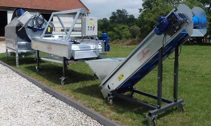 STALMAG stół selekcyjny przebierczy rolkowy do warzyw