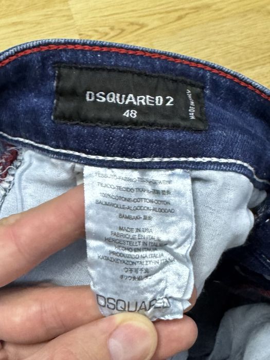 Dsquared 2 штаны джинсы W33 48 размер синие