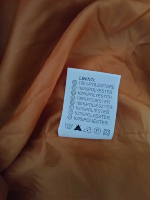 Kurtka parka musztardowa zima 2w1 z odpinanym futerkiem S'West M