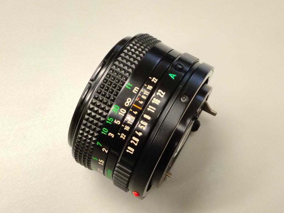 Objetiva Canon New FD 50/1.8