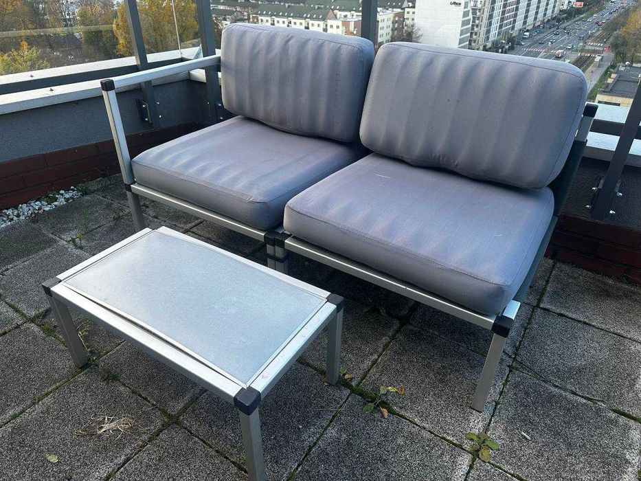 Składany mobilny zestaw mebli ogrodowych