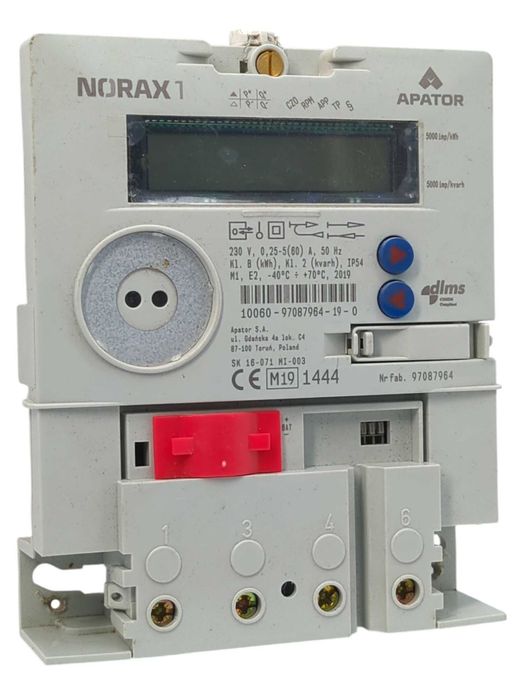 Licznik Energii 1-Fazowy Apator Norax 1 | Podlicznik | Hurt / Detal