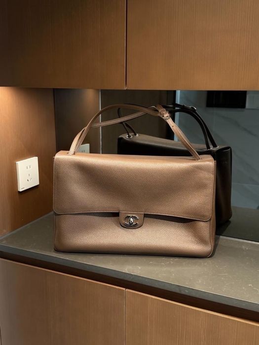 Torebka Chanel beige leather